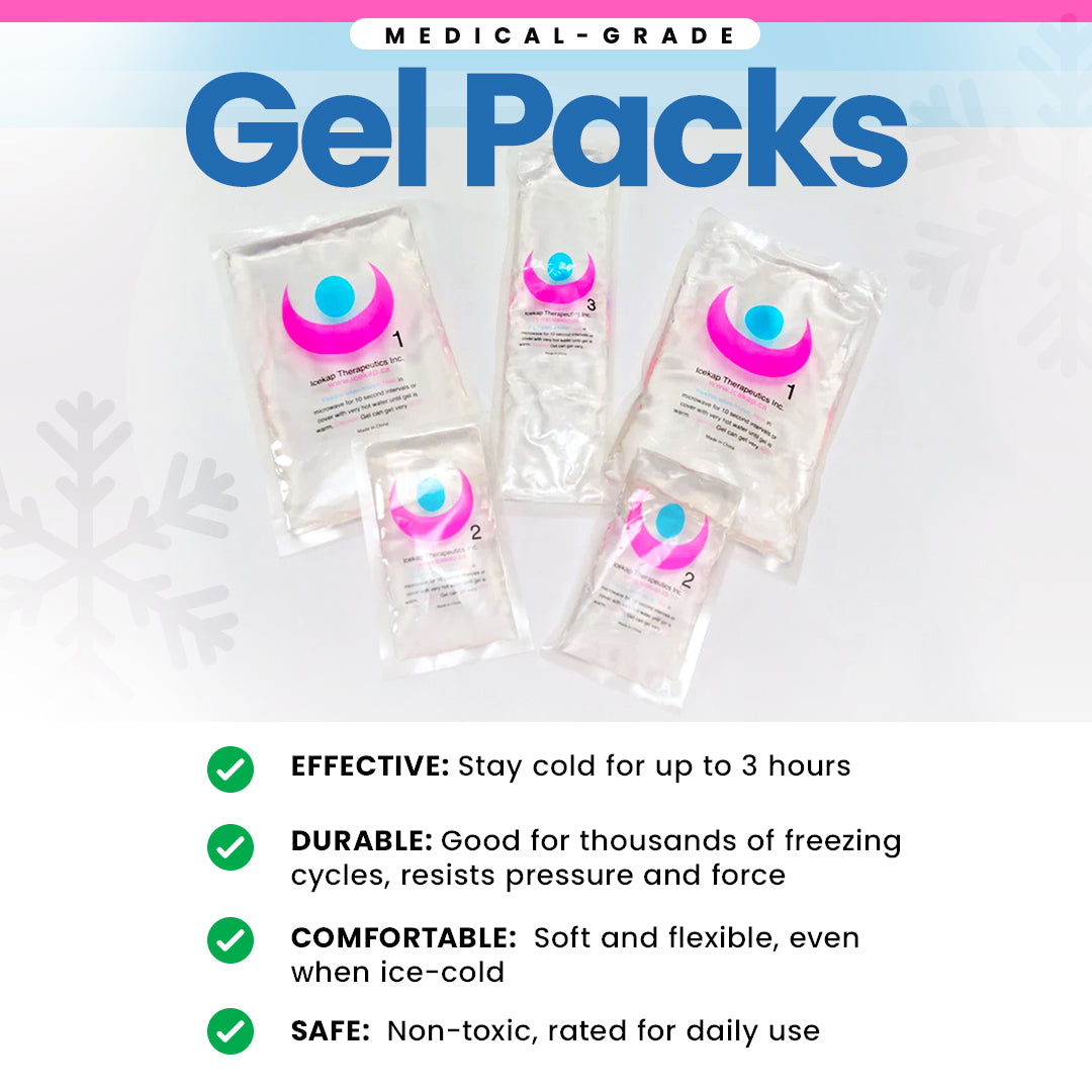 Extra Pack of Therapy Grade Gel Packs For The Icekap Cool Cap -  NO ADDITIONAL SHIPPING CHARGE WITH THE PURCHASE OF AN ICEKAP!